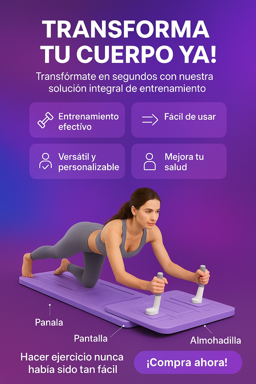 Tabla Pilates Multifuncional 4 en 1